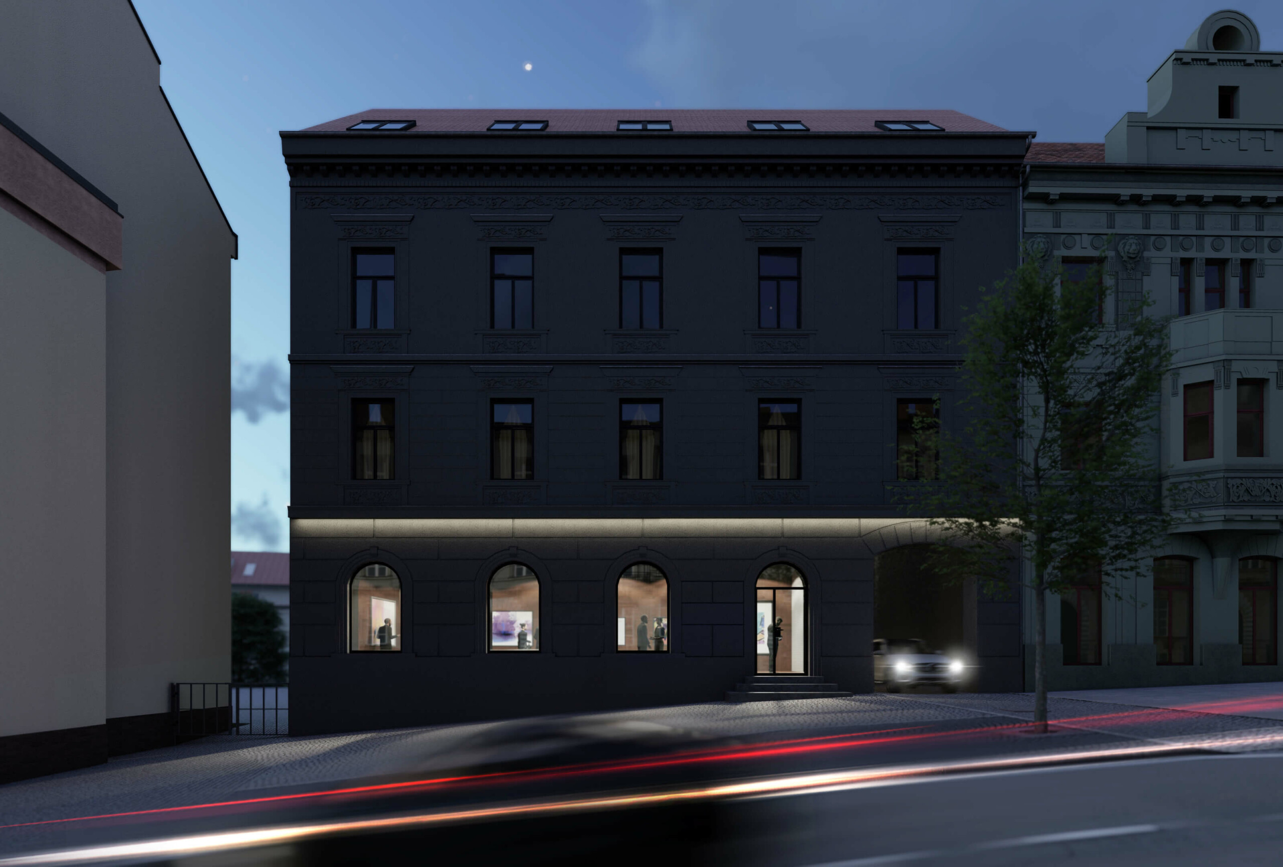 Karnet, architekti U Podařilů