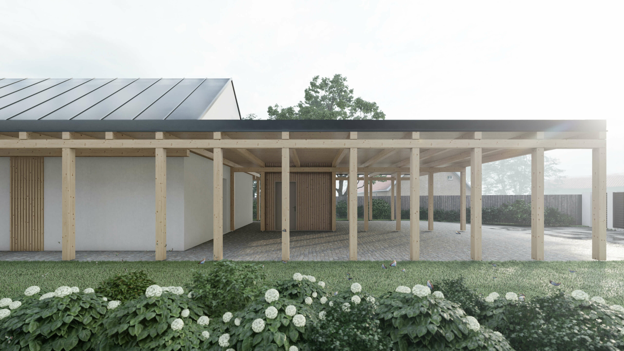 Karnet, architekti Dům s ochozem