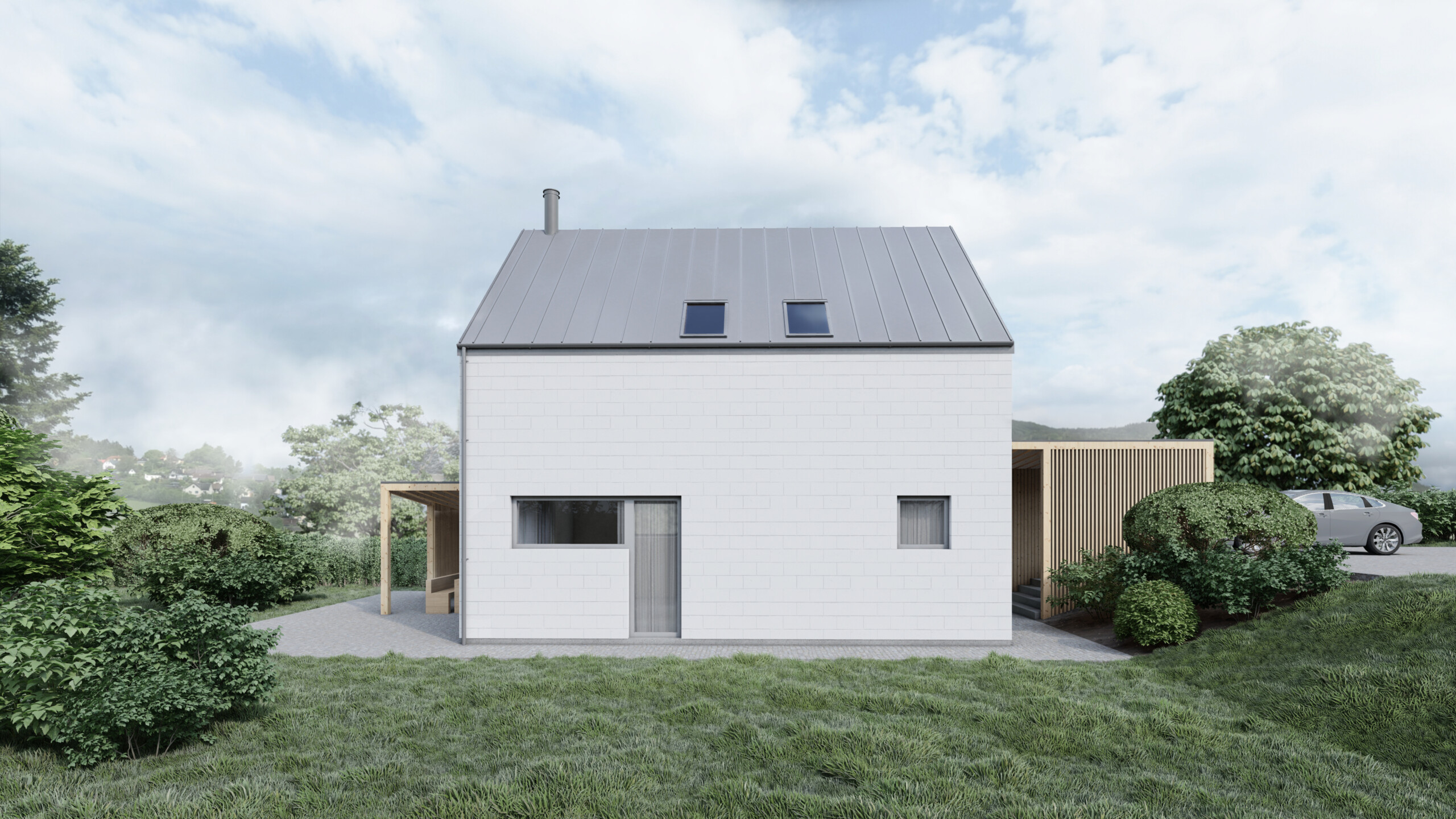 Karnet, architekti Dům za schody